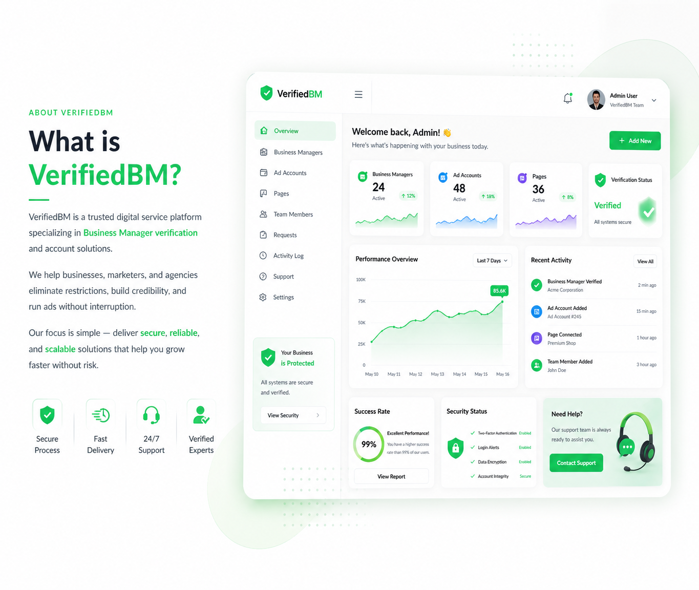 VerifiedBM Service Illustration